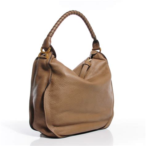 chloe marcie large hobo nut|CHLOE Calfskin Large Marcie Hobo Nut .